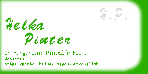 helka pinter business card